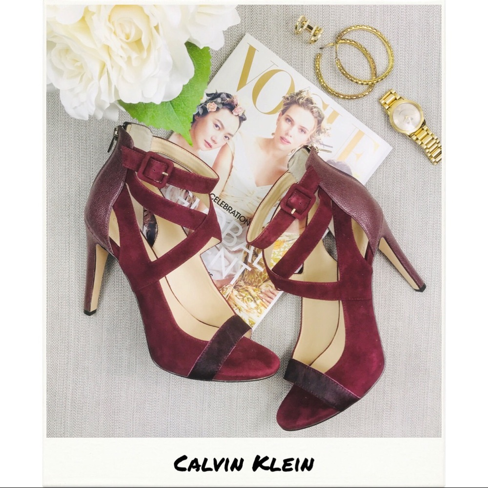 Calvin Klein | "Saren" Calf Hair Sandals